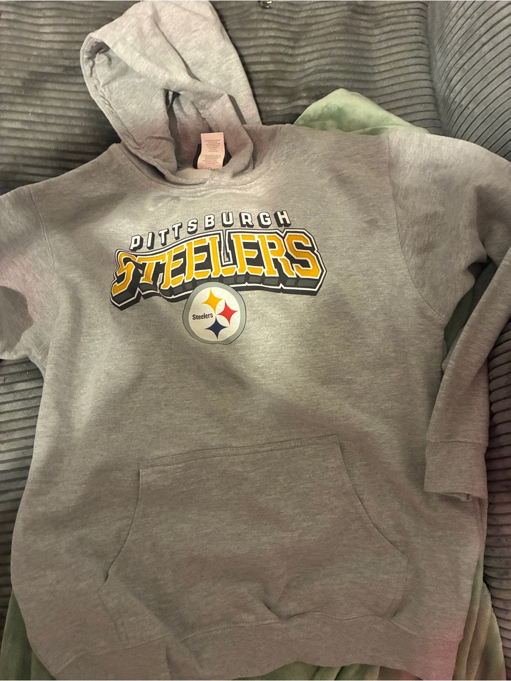 Mens Reebok Steelers football hoodie